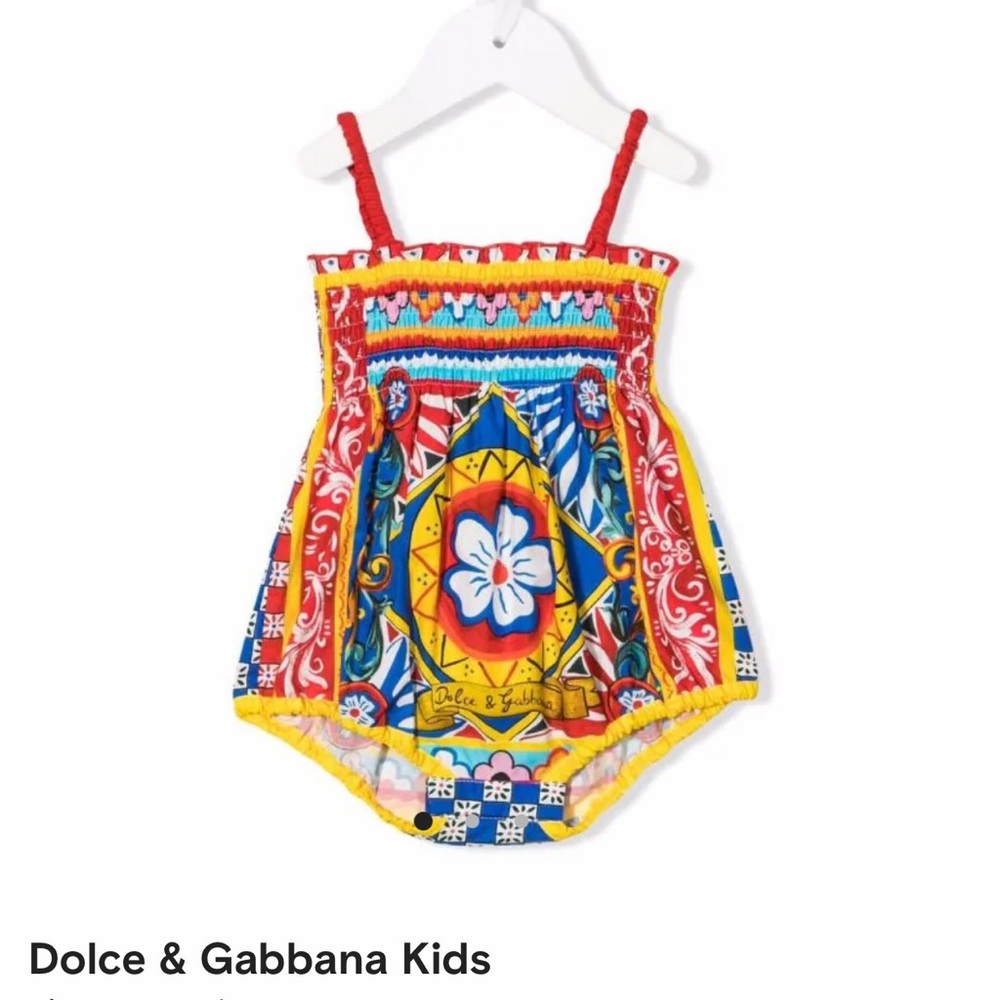 Dolce and Gabbana baby romper onesie
